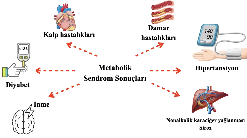 Metabolik Sendrom: Obezite, Diyabet ve Kalp Hastalıkları Arasındaki İlişki 1 Metabolik Sendrom: Obezite, Diyabet ve Kalp Hastalıkları Arasındaki İlişki